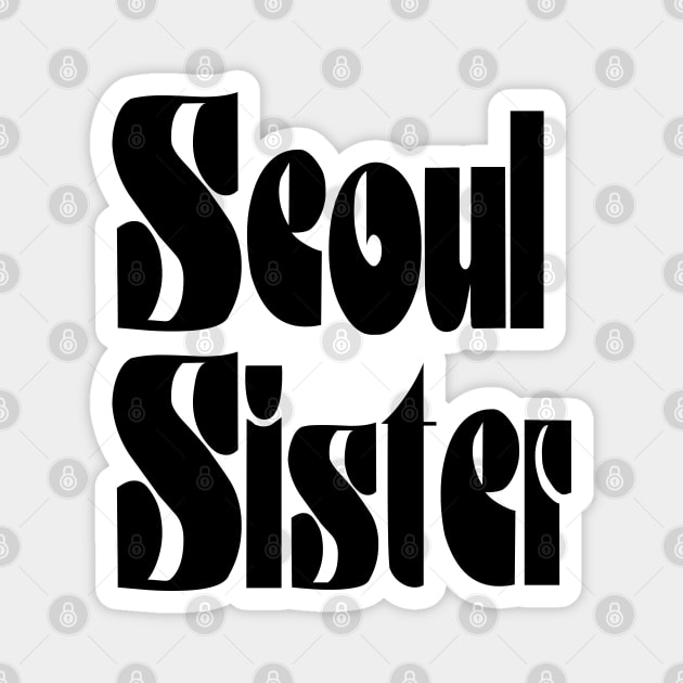 Seoul Sister Magnet by tinybiscuits