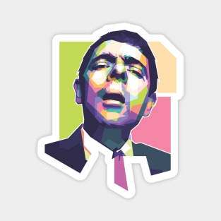 Mr Bean WPAP Magnet