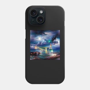 “Midnight at the Mighty Mac” Phone Case