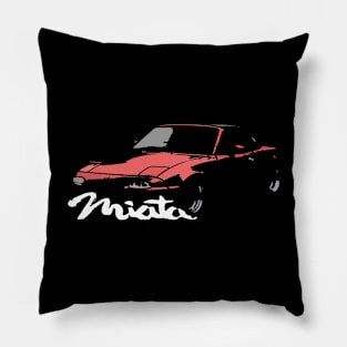 Miata MX5 I NA Red Cutout Pillow