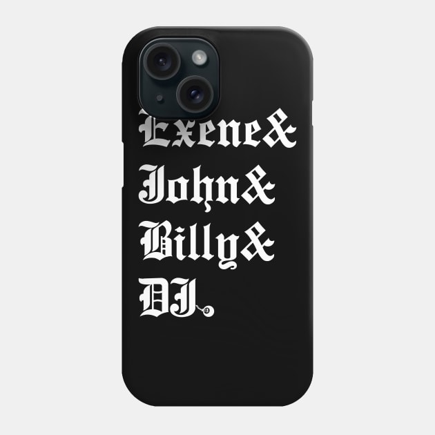 X the band: Experimental Jetset style Phone Case by Jimb Fisher Art