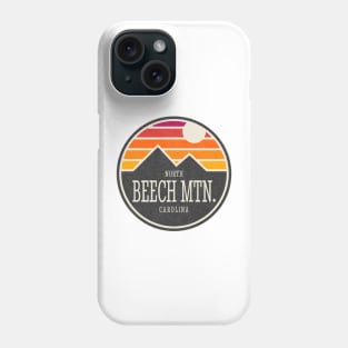 Visiting NC Mountain Cities Beech Mountain, NC Sunset Phone Case