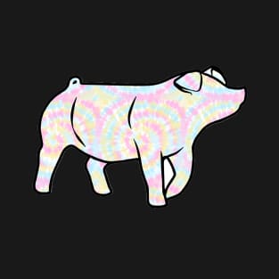 Rainbow Tie Dye Pig Silhouette 1 - NOT FOR RESALE WITHOUT PERMISSION T-Shirt