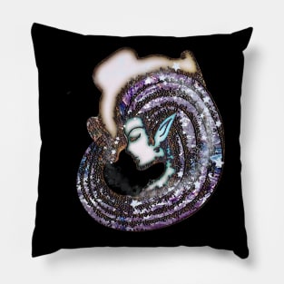 Zodiac sign aquarius Pillow