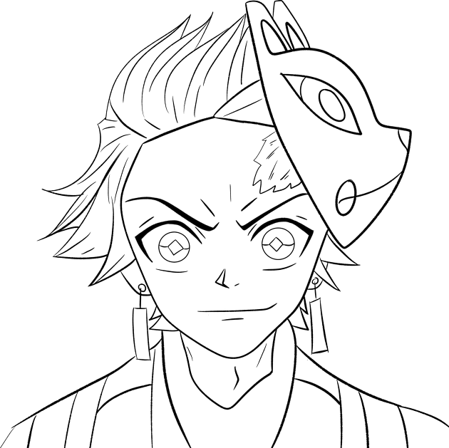 tanjirou kamado, the demon slayer arts in kimetsu no yaiba Kids T-Shirt by jorge_lebeau