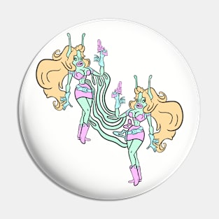 Gilly Cowgirl Warped Pin