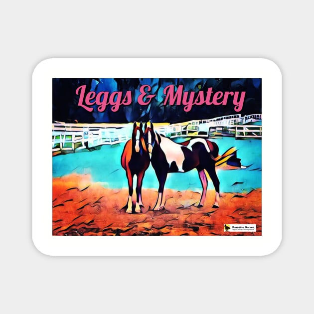 Mystery and Leggs Magnet by SunshineHorses