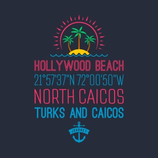 Hollywood Beach, North Caicos, Turks and Caicos Islands T-Shirt