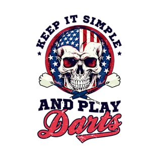 Dart Shirt | Keep Simple Play Darts T-Shirt