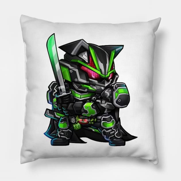 kamen rider Pillow by mprokolo corgi