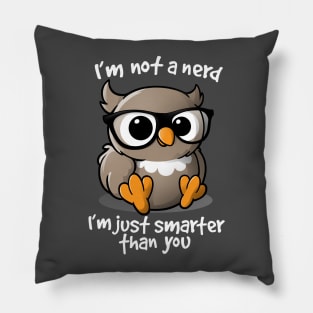 Nerd owl Pillow