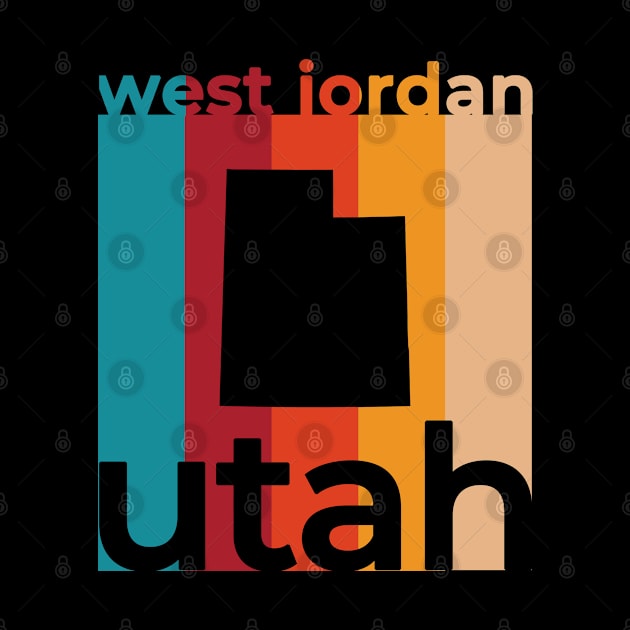 West Jordan Utah Retro by easytees