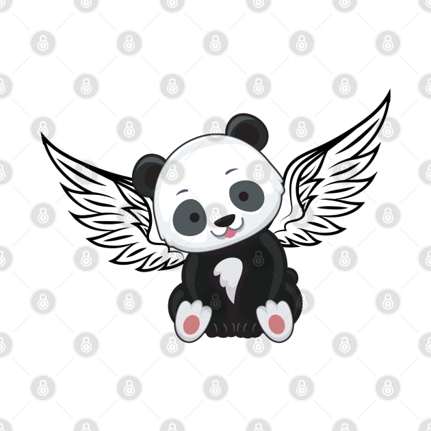 Panda Angel by m-laP