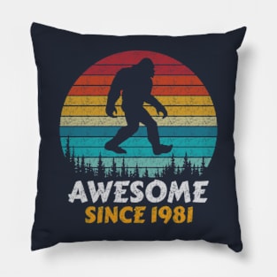 Awesome Since 1981 Pillow