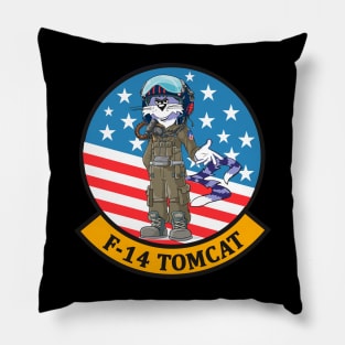 Grumman F-14 Tomcat Pilot Stars and Stripes Pillow