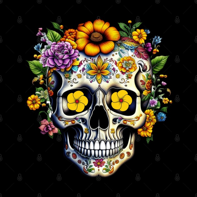 Sugar skull - Calavera by Bellinna