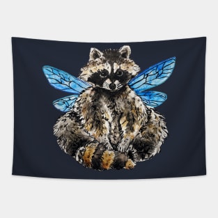 Raccoon Fairy Tapestry