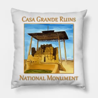 Casa Grande Ruins National Monument in Arizona Pillow