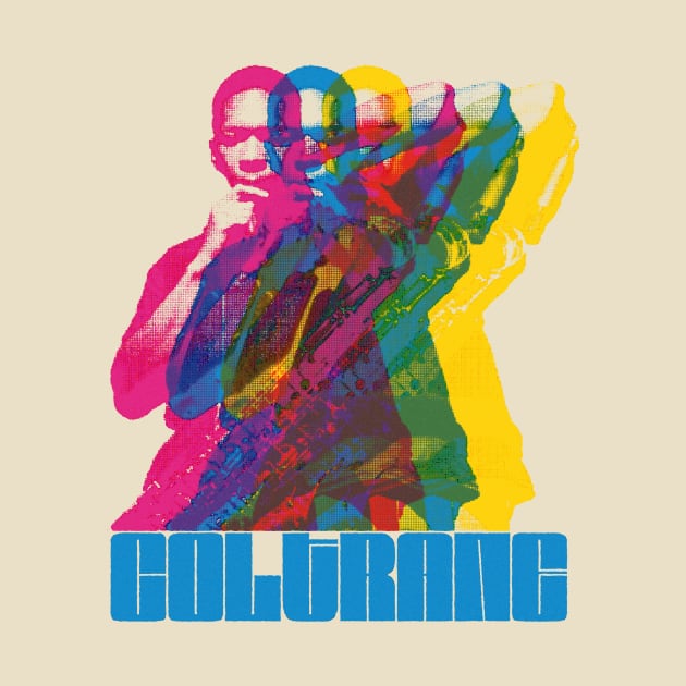 John Coltrane by HAPPY TRIP PRESS