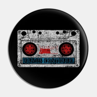 elvis costello cassette Pin