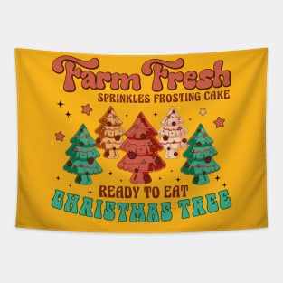 farm fresh christmas tree Tapestry