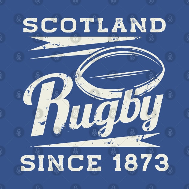 Vintage Scotland Rugby Since 1873 by tropicalteesshop