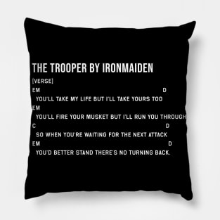 The Trooper Chords Lyrics Pillow