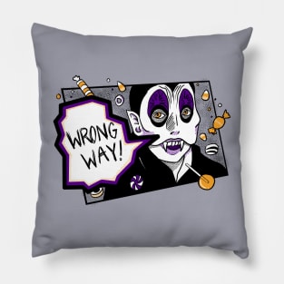 Wrong Way Pillow