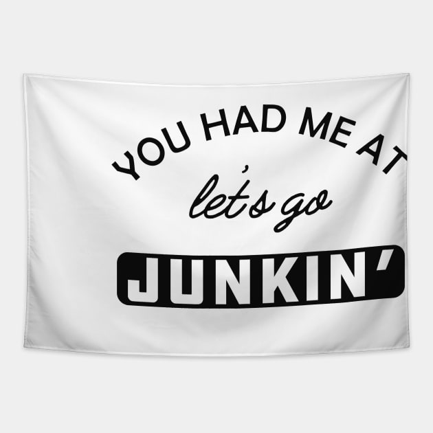 Garage Sale - You had me at let's go junkin' Tapestry by KC Happy Shop