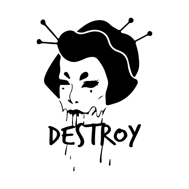 Destroy Geisha Zombie by IAKUKI