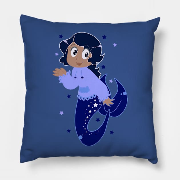 Star Mermaid Pillow by saradaboru