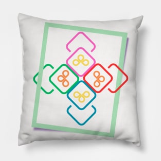 color frame Pillow