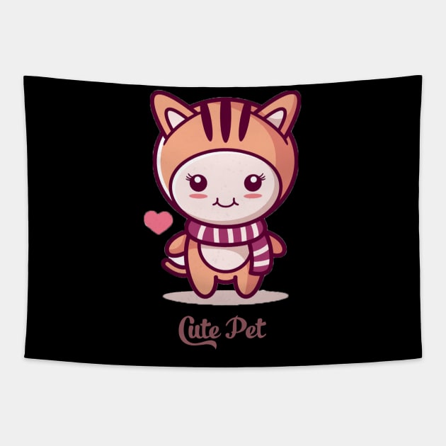 Cute pet lover Tapestry by This is store