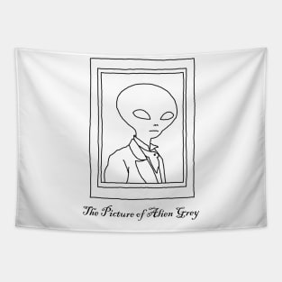 The Picture of Alien Grey Tapestry