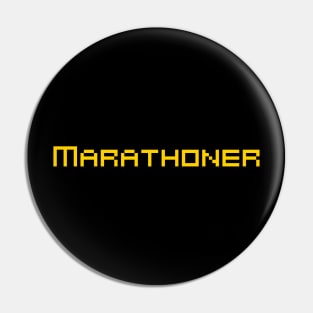 Metroid marathon Pin