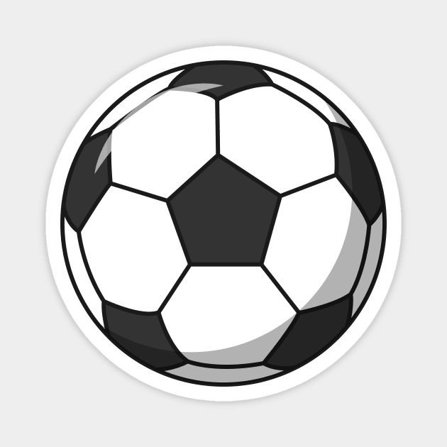 Soccer Ball Magnet by KH Studio