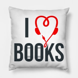 I Love Audiobooks! Pillow