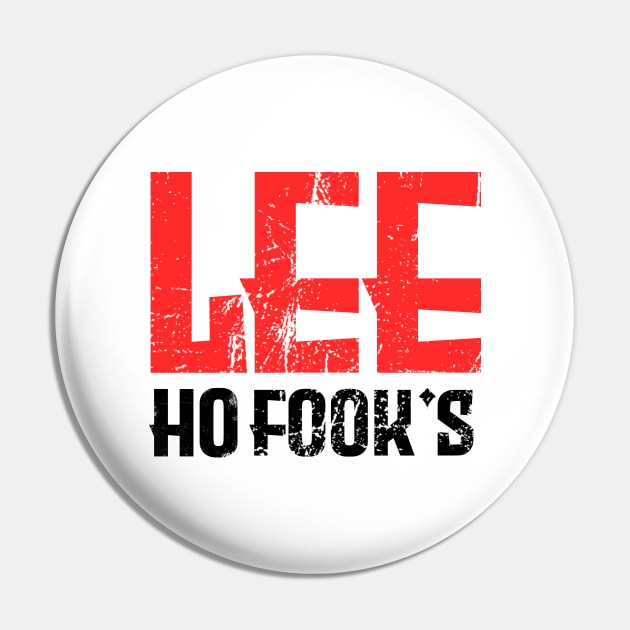 lee ho fook's design t-shirt Pin by AlfinStudio