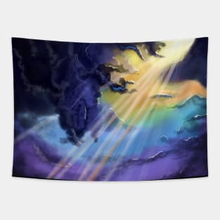 Sun Beams Tapestry