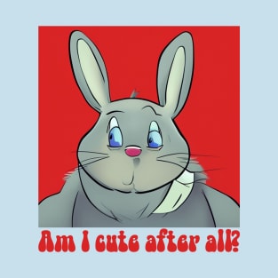 Funny chubby rabbit. T-Shirt
