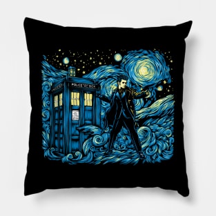 Tenth doctor dreams of time and space Pillow