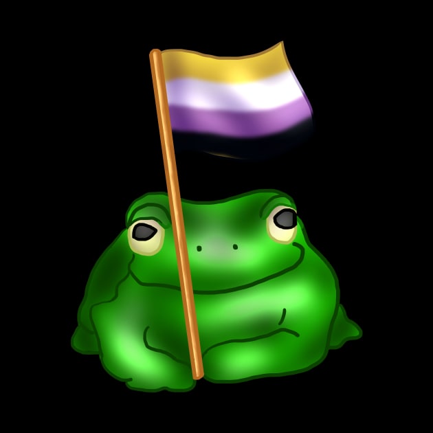 Nonbinary LGBTQ Frog by YouAreValid