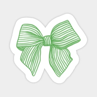 Coquette Kelly Green Bow Magnet