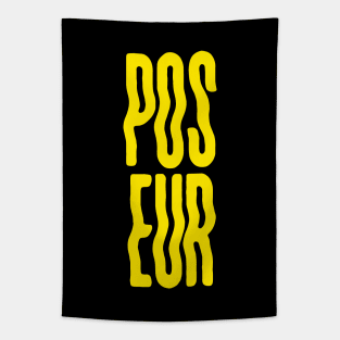 POSEUR - yellow Tapestry