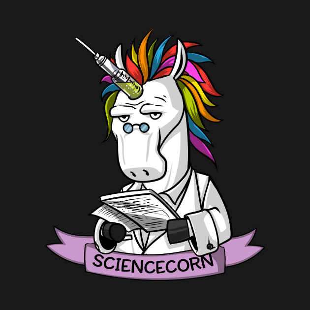 Sciencecorn Funny Magical Unicorn Science Teacher by underheaven