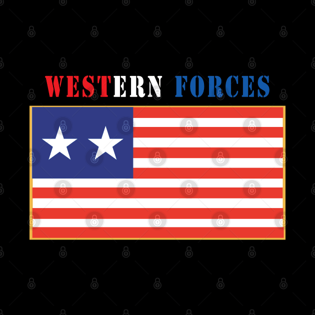 Flag - Western Forces - 2 Star Flag w Txt by twix123844