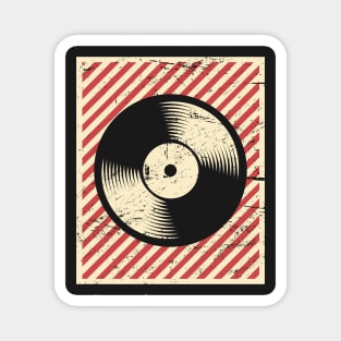 Vintage Vinyl Record Poster Magnet