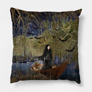 Desolation (a.k.a. The Vamp Lady of Shallot) Pillow