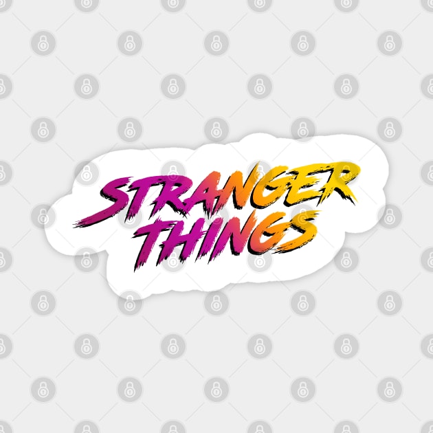 80s Stranger Things Magnet by zerobriant