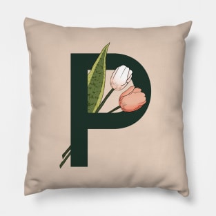 Monogram P Pillow